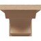 Ekena Millwork 6"W x 12"D x 6"H Wide Emerson Rough Cedar Woodgrain TimberThane Corbel, Primed Tan CORUR06X12X06EMRRCPR - alternate 4